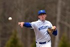Baseball vs Clark  Wheaton College Baseball vs Clark University. - Photo By: KEITH NORDSTROM : Wheaton, baseball